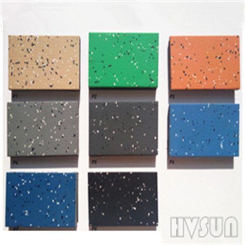 Natural rubber commercial stone surface flooring tiles HVSUN-801100% Natural Rubber Floor Carpet